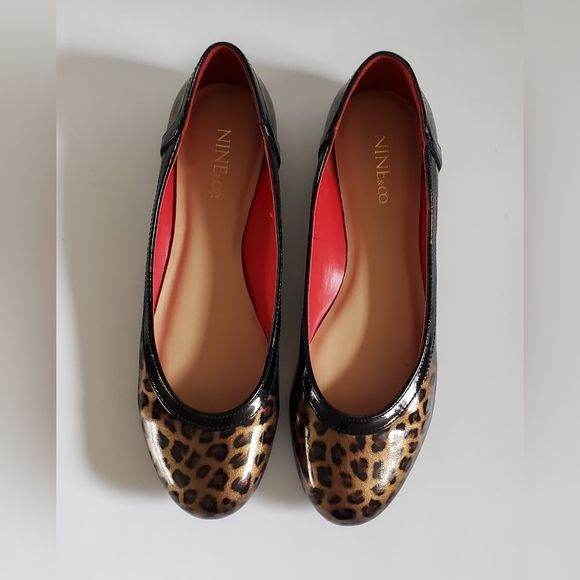 Nine and Co Women's Animal Print Slip On Shoe Size 10 M - Picture 2 of 9